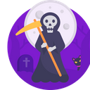 پیش‌نمایش فایل grim-reaper-4346391 از پک هالووین