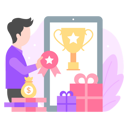 پیش‌نمایش فایل mobile-shopping-reward-4024112 از پک تجارت الکترونیک