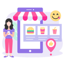 پیش‌نمایش فایل online-food-order-4015932 از پک خرید آنلاین