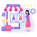 پیش‌نمایش فایل online-shopping-store-4015926 از پک خرید آنلاین