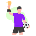 پیش‌نمایش فایل football-player-got-trophy-4169317 از پک ورزشی