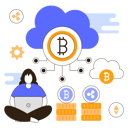 پیش‌نمایش فایل cryptocurrency-cloud-mining-4239224 از پک ارز دیجیتال