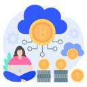 پیش‌نمایش فایل cloud-mining-4242931 از پک ارز دیجیتال و ۲