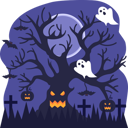 پیش‌نمایش فایل halloween-night-4286336 از پک هالووین