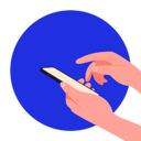 پیش‌نمایش فایل using-phone-8330176 از پک تلفن‌ها در دست