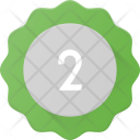 پیش‌نمایش فایل second-badge از پک Vote & Reward 