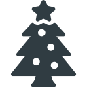 پیش‌نمایش فایل christmas-tree-decoration-xmas-star از پک آیکون‌های رایگان کریسمس نمادین