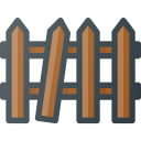 پیش‌نمایش فایل fence-broken-halloween-gate از پک آیکون‌های رایگان هالووین رنگی