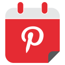 پیش‌نمایش فایل pintrest-4 از پک اجتماعی فلت