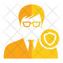 پیش‌نمایش فایل secure-user-33 از پک آواتار شخص کاربر مرد زن