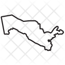 پیش‌نمایش فایل uzbekistan-56 از پک طرح کلی نقشه های کشور