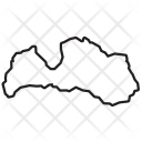 پیش‌نمایش فایل latvia-83 از پک طرح کلی نقشه های کشور