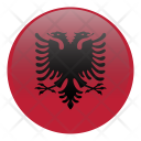 پیش‌نمایش فایل albania-51 از پک پرچم های گرد جهان