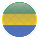 پیش‌نمایش فایل gabon-64 از پک پرچم های گرد جهان