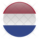 پیش‌نمایش فایل netherlands-48 از پک پرچم های گرد جهان