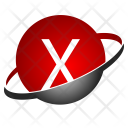 پیش‌نمایش فایل x-alphabet-2 از پک لوگوی الفبا