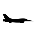 پیش‌نمایش فایل jet-plane-5 از پک گلیف سلاح