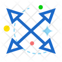 پیش‌نمایش فایل cross-arrow-1 از پک پیکان فلت