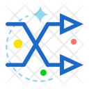 پیش‌نمایش فایل intersect-arrow از پک پیکان فلت