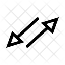 پیش‌نمایش فایل cross-arrows از پک پیکان گلیف