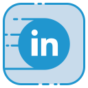 پیش‌نمایش فایل linkedin-204 از پک اجتماعی خطی پر