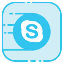 پیش‌نمایش فایل skype-215 از پک اجتماعی خطی پر