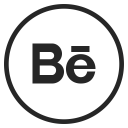پیش‌نمایش فایل behance-207 از پک گلیف Peelicons