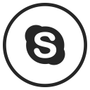 پیش‌نمایش فایل skype-216 از پک گلیف Peelicons