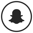 پیش‌نمایش فایل snapchat-153 از پک گلیف Peelicons
