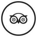 پیش‌نمایش فایل tripadvisor-18 از پک گلیف Peelicons