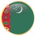 پیش‌نمایش فایل turkmenistan-32 از پک پرچم های گرد جهان
