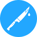 پیش‌نمایش فایل bloody-knife-6465844 از پک مجموعه آیکن هالووین