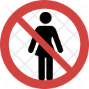 پیش‌نمایش فایل female-not-allowed از پک Sign And Symbols 
