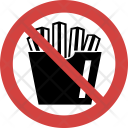 پیش‌نمایش فایل fries-not-allowed از پک Sign And Symbols 