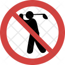پیش‌نمایش فایل golf-not-allowed از پک Sign And Symbols 