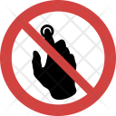 پیش‌نمایش فایل no-touch-2 از پک Sign And Symbols 