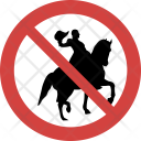 پیش‌نمایش فایل horse-riding-not-allowed-1 از پک علامت و نمادها