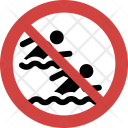 پیش‌نمایش فایل swimming-race-not-allowed از پک علامت و نمادها