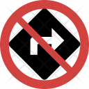 پیش‌نمایش فایل turn-right-not-allowed از پک علامت و نمادها