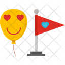 پیش‌نمایش فایل balloons-and-flag-7641320 از پک روز ولنتاین