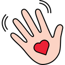 پیش‌نمایش فایل hand-waving-love-7690903 از پک روز مهربانی جهان