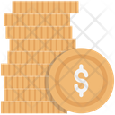 پیش‌نمایش فایل dollar-coins-15 از پک بانکداری و امور مالی