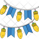 پیش‌نمایش فایل buntings-flags-3 از پک مهمانی کریسمس و جشن