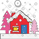 پیش‌نمایش فایل christmas-house-2 از پک مهمانی کریسمس و جشن