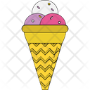 پیش‌نمایش فایل ice-cream-cone-196 از پک مهمانی کریسمس و جشن