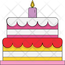 پیش‌نمایش فایل birthday-cake-120 از پک مهمانی کریسمس و جشن