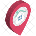 پیش‌نمایش فایل location-pin-557 از پک ایزومتریک املاک و مستغلات