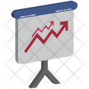 پیش‌نمایش فایل growth-graph-on-easel-board از پک بازاریابی دیجیتال