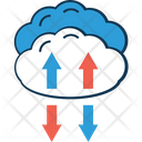 پیش‌نمایش فایل cloud-arrows-1 از پک علم پزشکی و فناوری