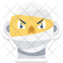 پیش‌نمایش فایل mummy-head-5 از پک هالووین